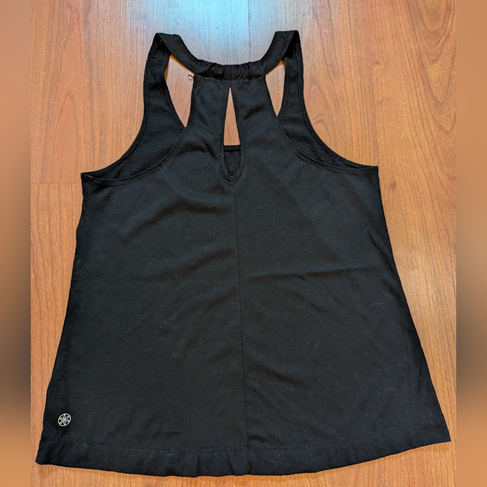 Gaiam Black Racerback Yoga Tank Top Open Back Women’s M - Picture 2 of 6